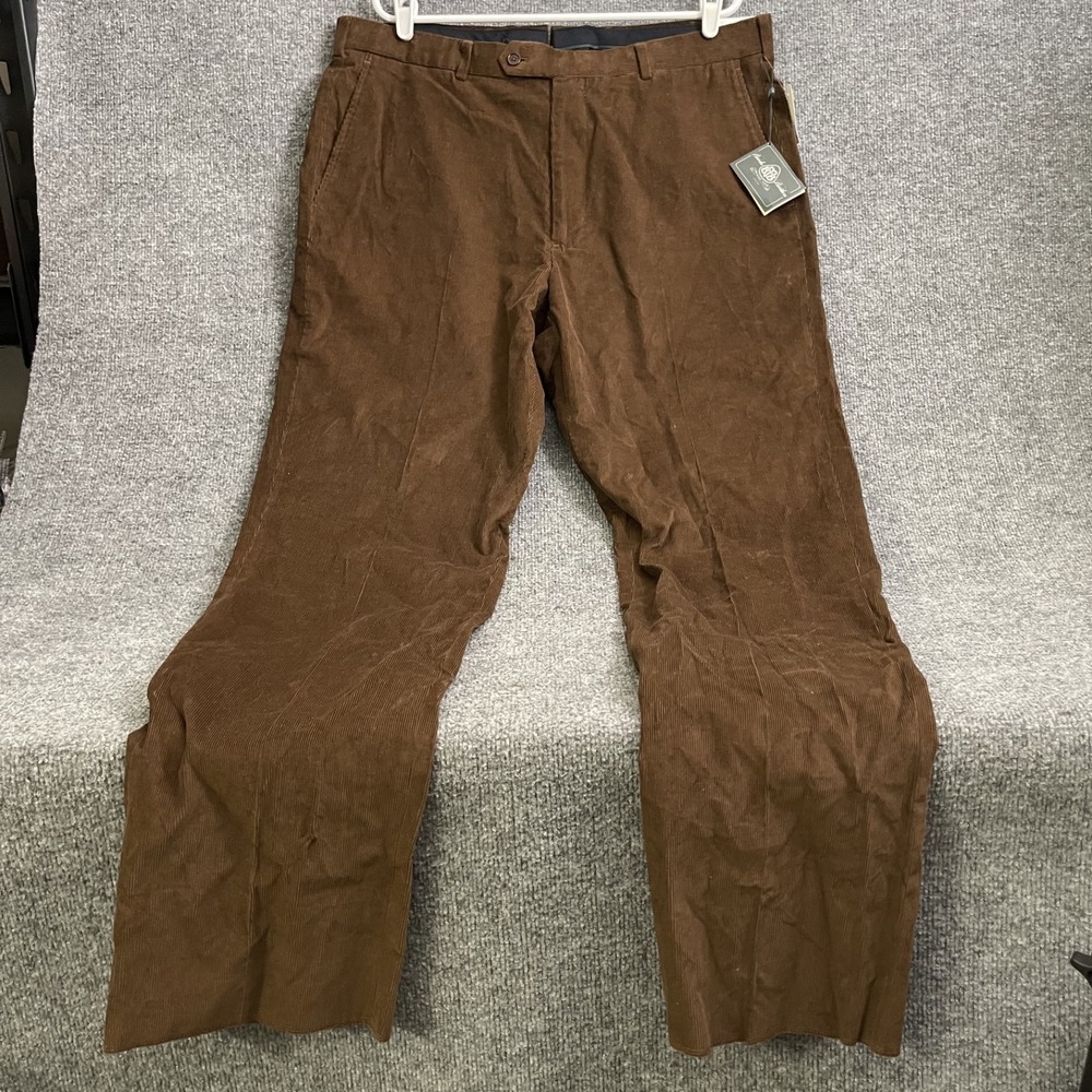 NWT Brooks Brothers Country Club Corduroy Pants Mens 40 Reg Brown Style 27281026